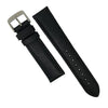 Premium Saffiano Leather Strap in Black (18mm) - Nomad Watch Works Malaysia