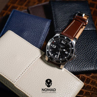 Travel Watch Pouch in Brown - Nomad Watch Works Malaysia