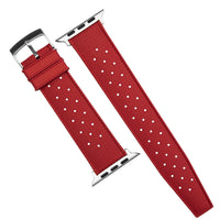 Apple Watch Tropic FKM Rubber Strap in Red (38 & 40mm) - Nomad Watch Works MY