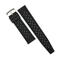 Tropic FKM Rubber Strap in Black (20mm) - Nomad Watch Works Malaysia