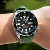Waffle FKM Rubber Strap in Green (20mm) - Nomad Watch Works Malaysia