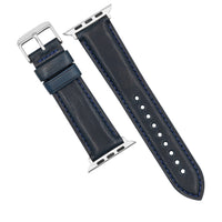N2W Classic Horween Leather Strap in Dublin Navy (38, 40, 41mm) - Nomad Watch Works MY