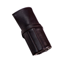 Leather Strap Roll in Brown (10 Slots) - Nomad Watch Works Malaysia