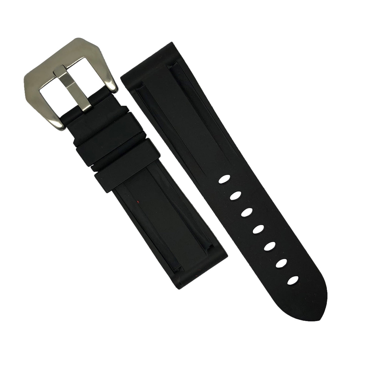 V3 Silicone Strap in Black (20mm) - Nomad Watch Works Malaysia